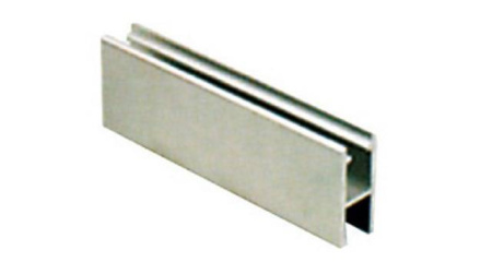 Н-образный профиль, для стекла L=2000мм, алюминий