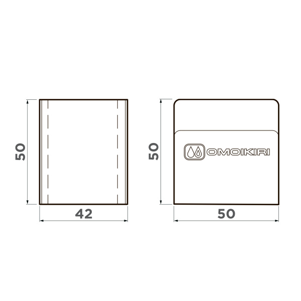 Держатель для губки SH-01-GB, нержавеющая сталь, графит