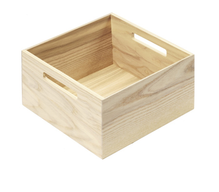 Ящик квадратный ФайнЛайн Линик, ясень светлый