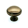 Ручка-кнопка, GR49-GAB2, d=29мм, металл, античная латунь, Gamet
