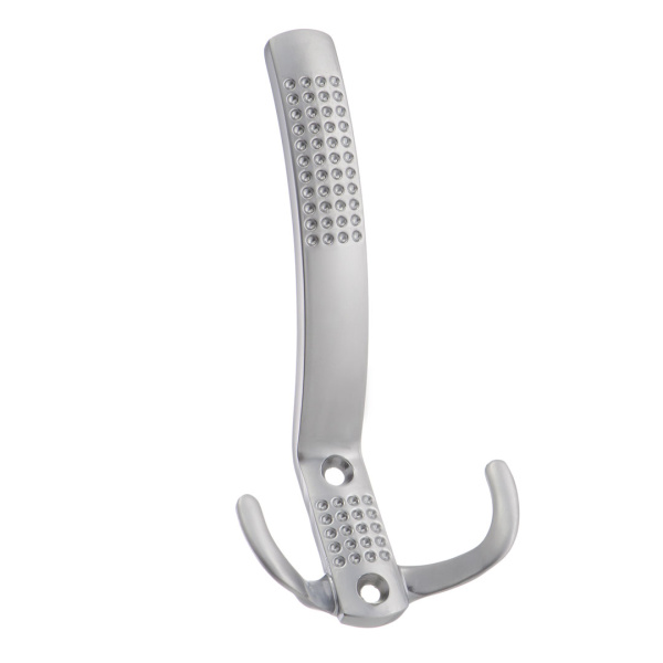 Крючок, KR 0070, трехрожковый, матовый хром/25