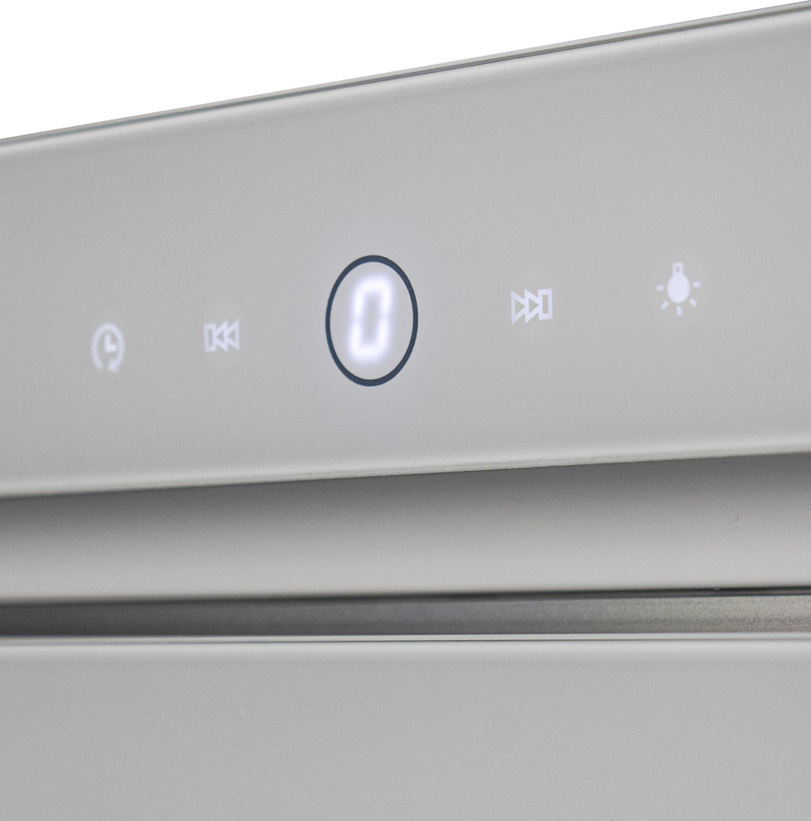 Вытяжка полновстраиваемая GS BLOC GS 600 WHITE, 60см, б/угольного фильтра, сенсор, ДУ, белый, Lex