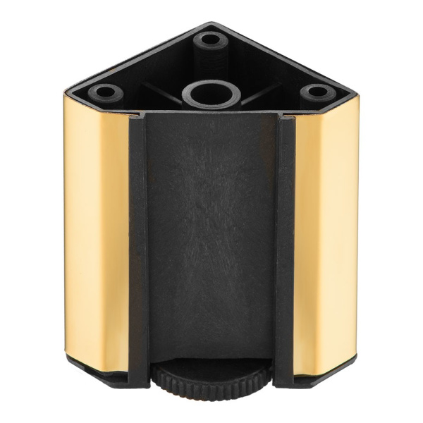 Опора декоративная мебельная, пластик, глянцевое золото