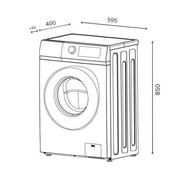 Стиральная машина отдельностоящая LWM06010BLIDSMALL, Lex