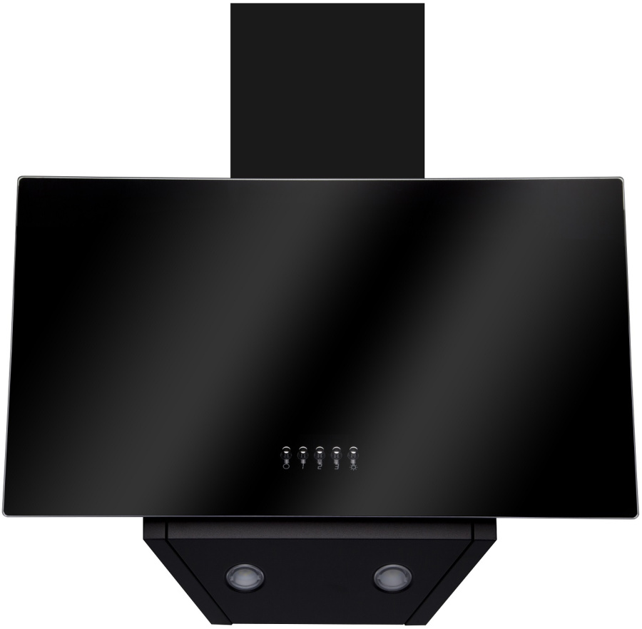 Вытяжка наклонная Colibri Black, 60 см, без угольн. фильтра, черный, Konigin