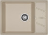 Мойка GranFest VERTEX V-680L, 680х500 мм, кашемир