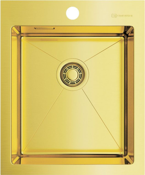 Мойка Akisame 41-LG, нержавеющая сталь, светлое золото