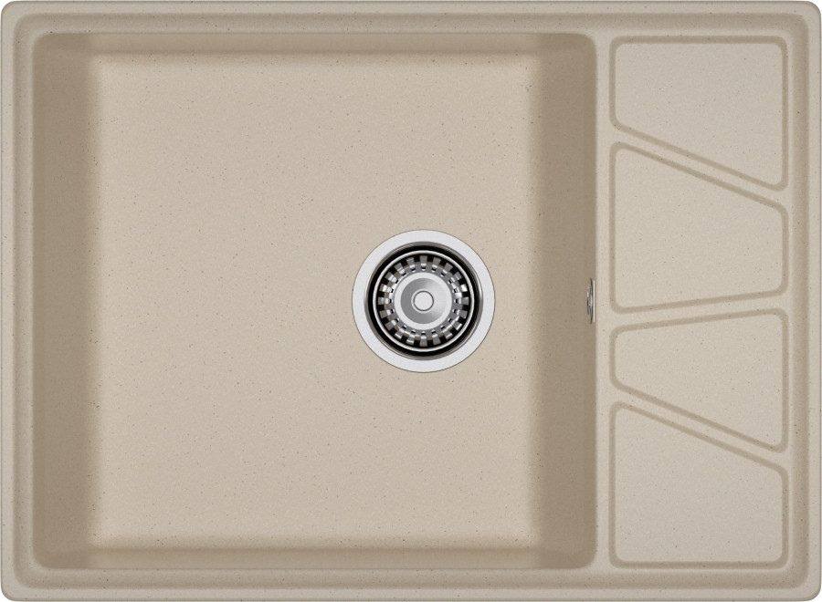 Мойка GranFest VERTEX V-680L, 680х500 мм, кашемир