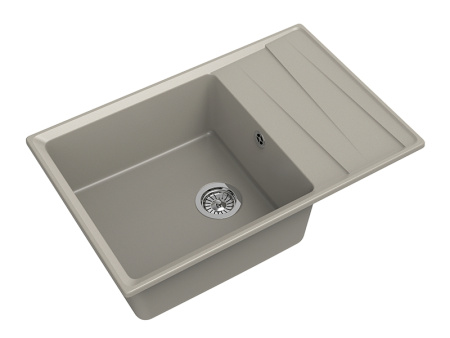 Мойка GranFest LEVEL 760L, 760х500 мм, топаз