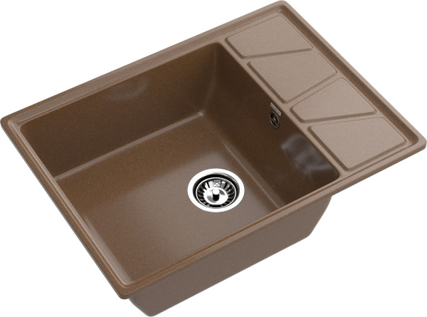 Мойка GranFest VERTEX V-680L, 680х500 мм, терракот