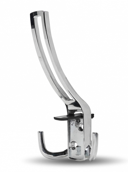 Крючок, 397, трехрожковый, металл, хром/черный матовый