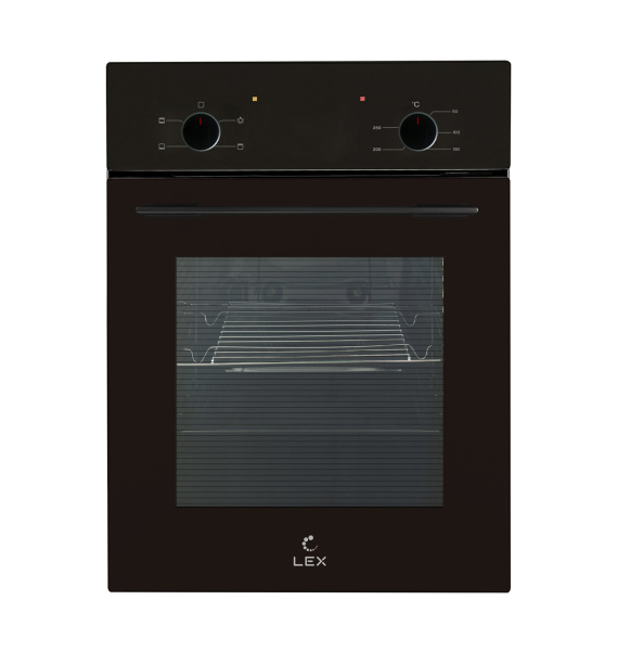 Духовой шкаф EDM 4545 BBL, 45 см, стекло, черный, Lex