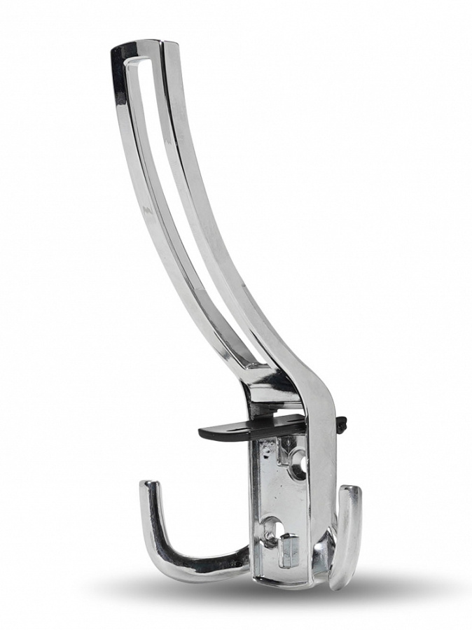 Крючок, 397, трехрожковый, металл, хром/черный матовый