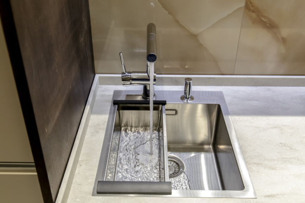 Коландер CO-02-GM, нержавеющая сталь, вороненая сталь