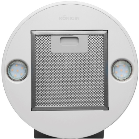 Вытяжка настенная Trinity White, 31 см, без угольн. фильтра, ПДУ, белый, Konigin