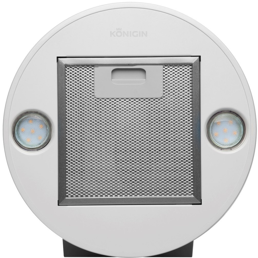Вытяжка настенная Trinity White, 31 см, без угольн. фильтра, ПДУ, белый, Konigin