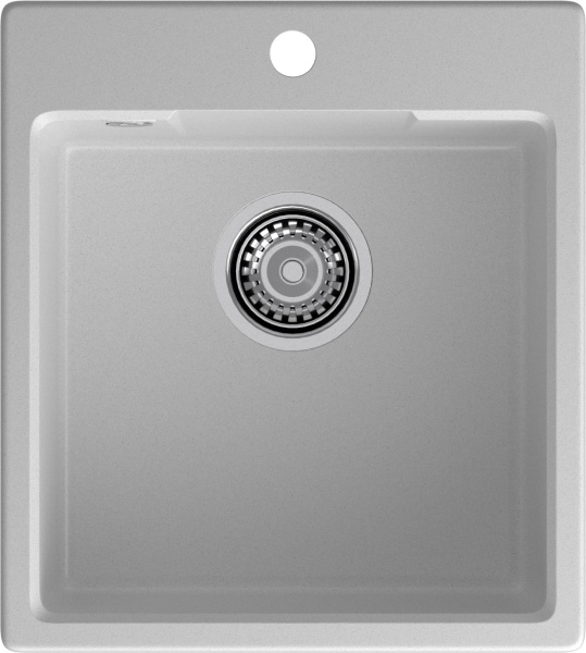Мойка GranFest URBAN 644, 440х490 мм, серый