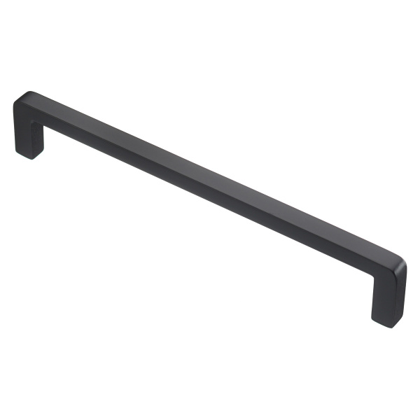 Ручка-скоба, BAGIO, 160мм, металл, черный матовый