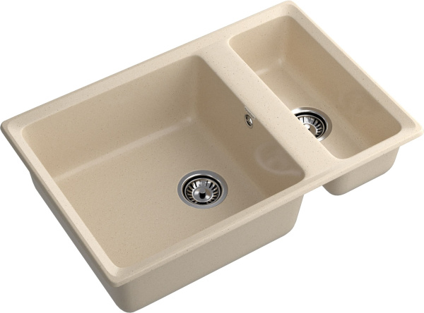 Мойка GranFest LEVEL 760K, 760х500 мм, кашемир