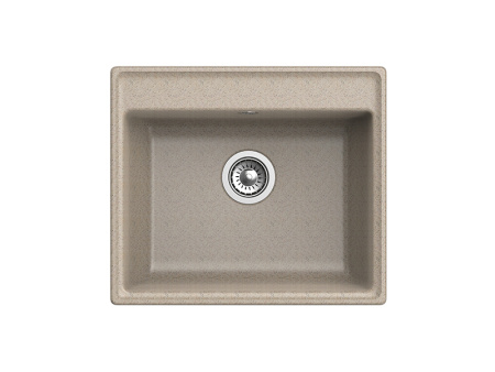 Мойка GranFest VERTEX V-580, 580х500 мм, песочный