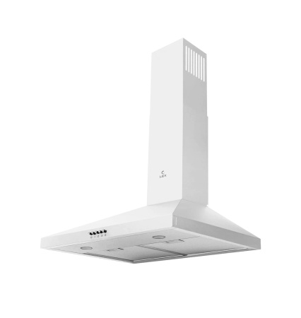Вытяжка настенная BRIZ 500 WHITE, 50см, б/угольного фильтра, белый, Lex