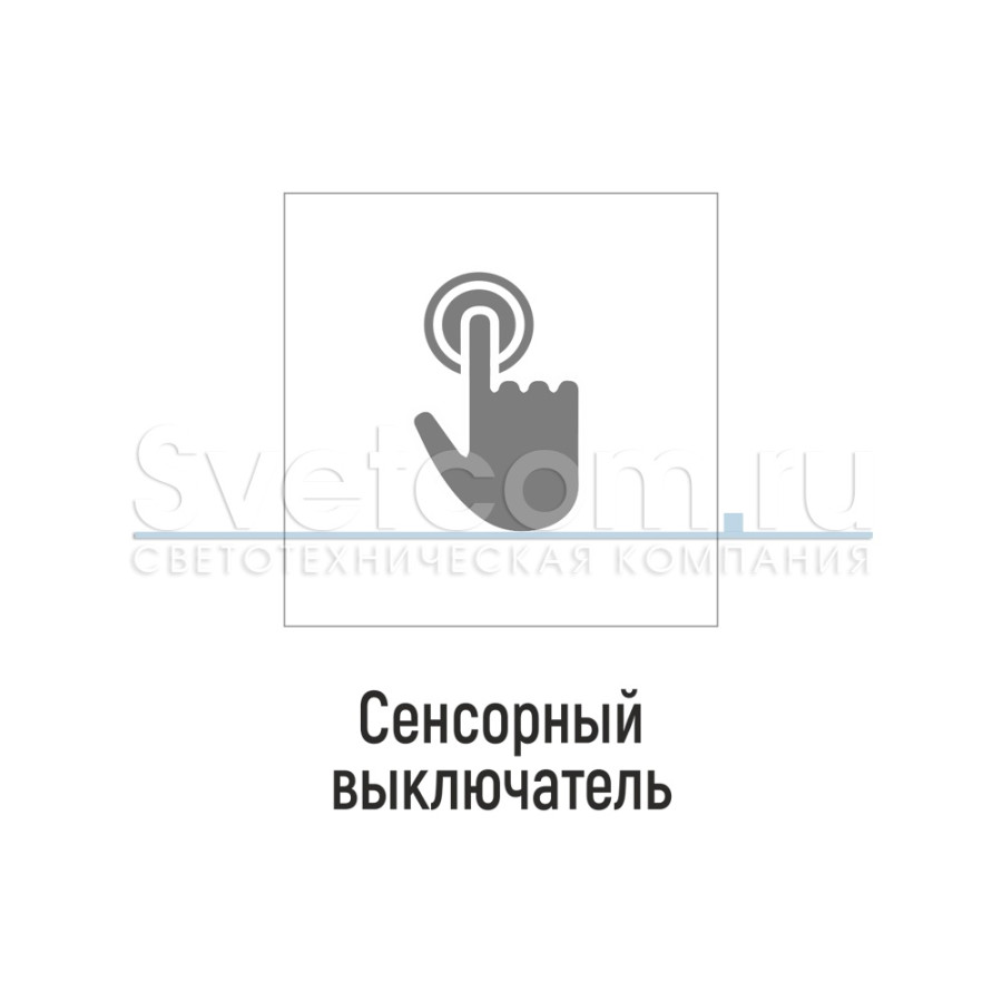Выключатель врезной на касание, диммер, вынос.сенс(2 шт), 12-24В/60-100Вт, плавн.пуск, Ø10мм, черный