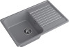 Мойка GranFest QUARZ 78, 736х476 мм, темно-серый (прямоугольная, без сифона)