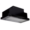 Вытяжка встраиваемая телескопическая Rumina Black, 60 см, б/уг. фильтра, черный, Konigin
