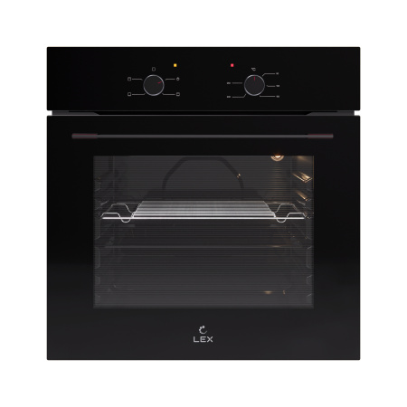 Духовой шкаф EDM 045 BBL, 60 см, стекло, черный, Lex