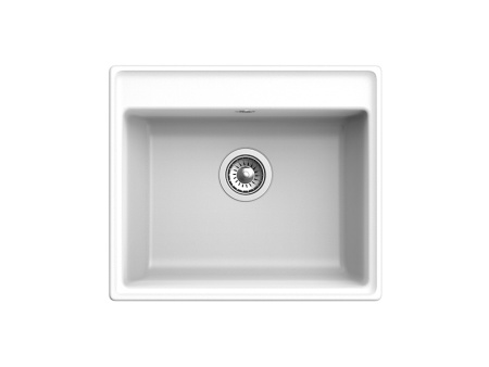 Мойка GranFest VERTEX V-580, 580х500 мм, иней