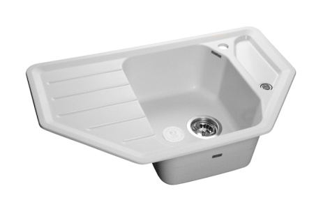 Мойка GranFest CORNER 800, 790х490 мм, иней