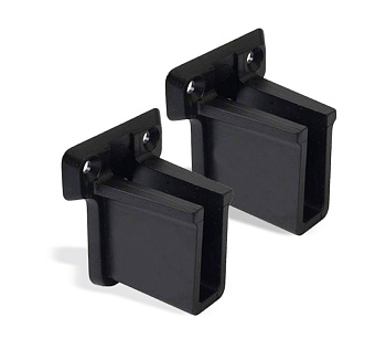 Полкодержатель-карман для полки сетчатой, черный