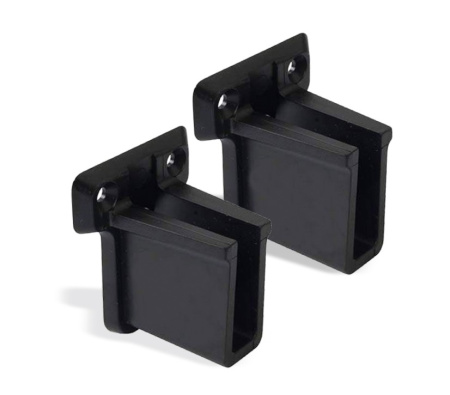 Полкодержатель-карман для полки сетчатой, черный