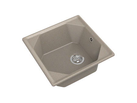 Мойка GranFest UNIQUE U-500, 500х500 мм, песочный