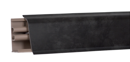 Плинтус LB-38, L=3000мм, гранит черный 