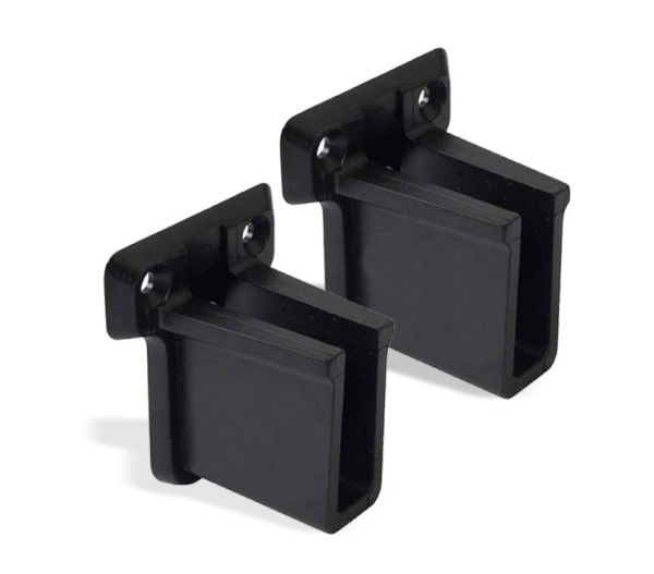 Полкодержатель-карман для полки сетчатой, черный