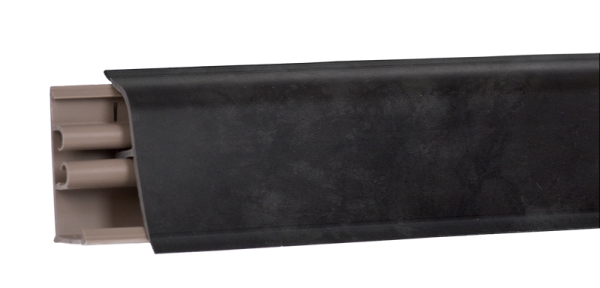 Плинтус LB-38, L=3000мм, гранит черный 