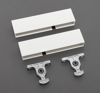 Держатель передней панели ящика, левый и правый,  (H84), HISSEN