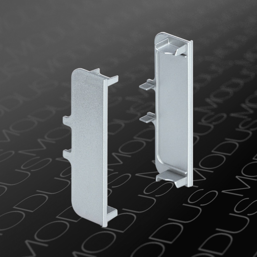 Заглушки внутренние (закрытые) для C-образного профиля, А21/n латунь