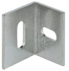 Крепежный уголок, 17х21х25мм, оцинкованная сталь, Hafele