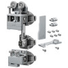 Комплект фурнитуры WingLine L, 25кг, самозакрывание, с ниж. напр. элементом, серый, правый