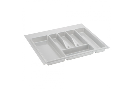 Вкладыш на 600мм для кухонных принадлежностей, 391-490х505-540мм, белый, Volpato