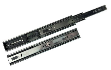 Направляющие полновыкатные, 45х400мм, с ДОВОДЧИКОМ, CMF