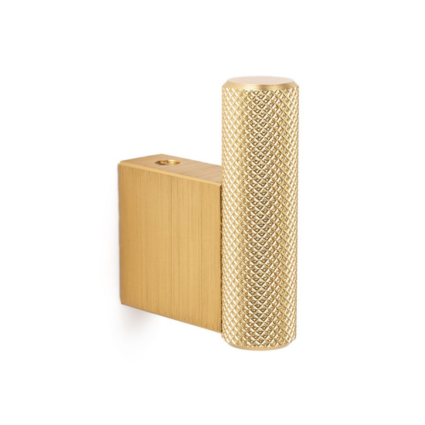 Ручка-крючок, GRAF, 7009014L291, 50х14х42мм, металл, брашированная латунь, Viefe