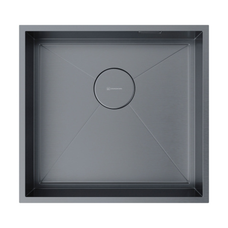 Мойка Kasen 48-26 INT GM, нержавеющая сталь, вороненая сталь