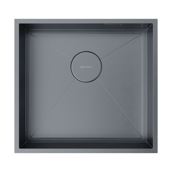 Мойка Kasen 48-26 INT GM, нержавеющая сталь, вороненая сталь