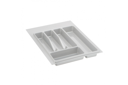 Вкладыш на 400мм для кухонных принадлежностей, 391-490х305-340мм, белый, Volpato