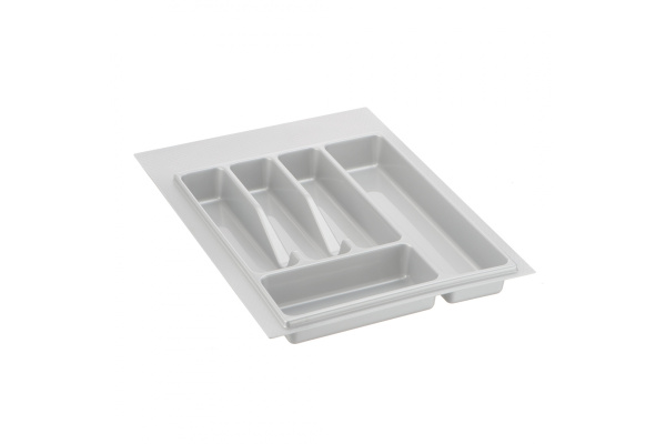 Вкладыш на 400мм для кухонных принадлежностей, 391-490х305-340мм, белый, Volpato