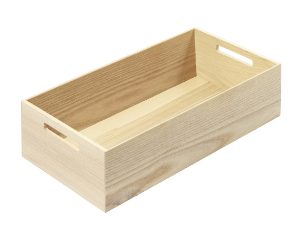 Ящик квадратный ФайнЛайн Линик, ясень светлый