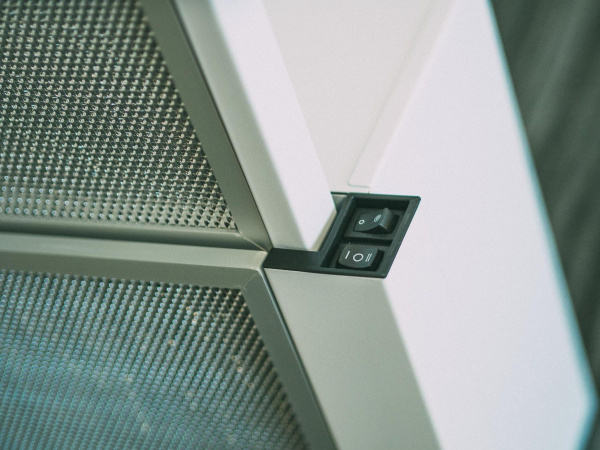 Вытяжка встраиваемая телескопическая HUBBLE G 2M 600 WHITE, 60см, б/угольного фильтра, белый, Lex